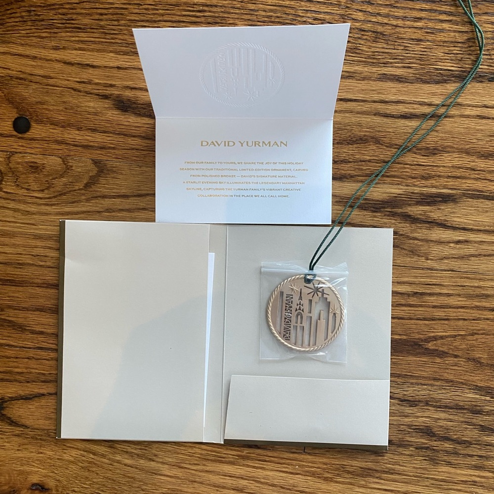 David Yurman NYC Skyline Ornament